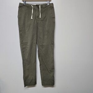 Spier & Mackay Contemporary Handmade Olive Green Chino Jogger‎ Pants Sz 36 32x30